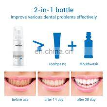 2022 Hot Sell 60ml Natural Oral Hygiene Tooth Whitening Foam Bleaching Cleaning White Teeth Whitening Mousse thumbnail-3