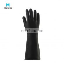 Cheap High Quality Anti Slip Anti Alkali Protective Railway Chemical Resistant Household Rubber Gloves