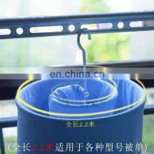 New Hot Sale Sheet Quilt Snail Round Rotating Balcony Spiral Drying Rack thumbnail-4