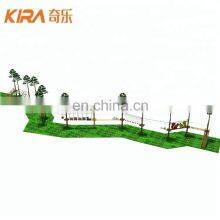 Adventure Gym Equipment Outdoor Obstacle Climbing Rope Course Playground