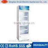 Double Door Display Cooler Glass Door Upright Refrigerator for Soft Drinks Quality Choice thumbnail-5