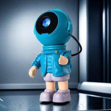 Mini Astronaut Galaxy Projector 18 HD Film Discs Kids Spaceman Starlight Projector Novelty Led Night Lamp For Home Decoration thumbnail-1