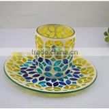 china import items decor for home,hot mosaic candle holder set