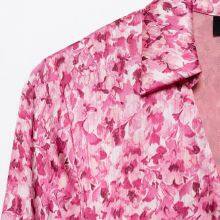 Spring New Women's Fashion European and American Style Loose Flower Printed Short Dress thumbnail-2