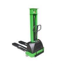 Semi Self Electric Self-Lift Stacker Hand Forklift thumbnail-2