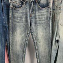 New Women's Casual Vintage Light Blue Denim Jeans High Waist Drawstring Loose Wide Leg Design Ladies Jeans thumbnail-5