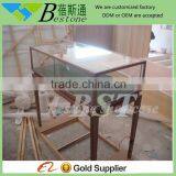 Luxury Copper Plating Jewelry Counter, Jewelry Display Counter, Glass Display Counter