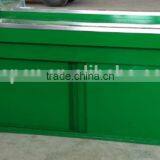 APEX Supermarket Green Sliding Door Vegetable Fruit Display Shelf