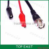 BNC Revolution Double Clip Test Line 0.5 Meters Turn Oscilloscope Cable Q9 Monitor Accessories Line Double Alligator Clip thumbnail-2