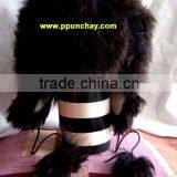 Fur Alpaca Earflap Hat Chullo Peru