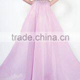 2016 Newest Design Sweetheart Elegant Sleeveless Show Bead Piece Hot Drilling Perspective Back Evening Dress thumbnail-2