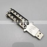 newest arrival metal butterfly usb flash drive
