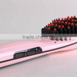 Straightener Brush,ceramic Heating Plate Fast Hair Straightener Brush Easy Use Hair Brush thumbnail-2