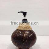 Coconut Shell Shampoo/ Soap Bottle High Quality From Thailand thumbnail-1