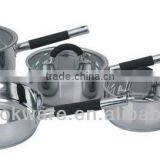 7Pcs Stainless Steel Cookware With Galss Lid