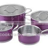 7Pcs Geman Technologic Stainless Steel Cookware Set With Induction Bottom