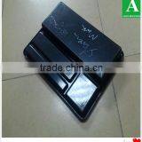 Qualified Black Color ps Chrome Plastic Thick Compartments Tray thumbnail-4