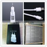 OEM Black White Gold Logo Printing us eu 1.5a Dual Usb Charger for Nokia With Micro Cable and Paper Box thumbnail-1
