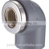 90 dwg redcing cpvc SCH80 thread elbow with copper