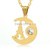 18k italian gold chain stainless steel pendant summer trends charm for necklace 2016