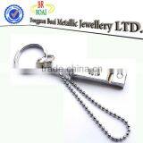 Popular Alloy Safety Whistle Keychain for Men