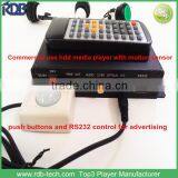 RDB Commercial Use Hdd Media Player With Motion Sensor Push Buttons and RS232 Control for Advertising DS005-52