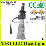 New Items!! 5th g Led Fanless Led Headlight 9004/9007/h13/h7 Front Headlight Front Light thumbnail-4