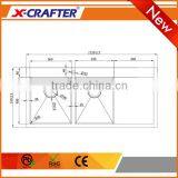 Kitchen Equipment Stainless Steel Customized Hole Corner Sink thumbnail-3