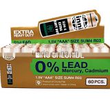0% Lead Zinc Chloride Dry Battery AAA battery SUM4