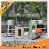 80ml Round Oil Bottles & Spice Jar With Metal Coating and Iron Stand thumbnail-4