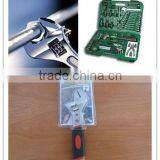 Car Tool Manufacturers Rubber Handle Cr-v Steel Adjustable Wrench thumbnail-1