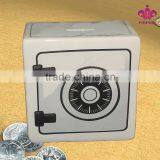 washing machine design ceramic bank digital coin counting money jar with decal
