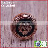Custom Engraved Brass Sport Made Metal Buttons for Shirt Jean thumbnail-1