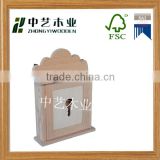 China factory FSC wall hanging wooden key packing box
