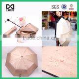 Gold Color Girl Promotional High uv Umbrella Umbrella