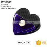 Small Heart Shaped Magnet Clip Rubber Girp thumbnail-1