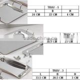 Stainless Steel Serving Tray / Hotel Supplies
