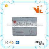 V-T001 PVC Plastic Medical Heart Rate ECG Ruler