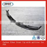 2012+ Carbon fiber front lip with splitter auto front bumper for F30