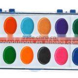 Wholesales Damp-Dry Water Color Paint Set With PP Box Packing, Professional Manufacturer thumbnail-1