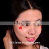 Custom New Fashion Party Face Rhinestone Tattoo Sticker Acrylic Makeup Self-adhesive Face Paint Sticker thumbnail-3