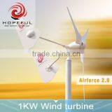 1kw Twin Tails Patent Small Wind Turbines for Home Use thumbnail-2