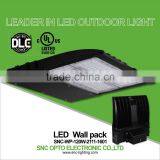 SNC Hot Selling New Products 5700k 120w UL CUL DLC Led Wall Pack With Mean Well Driver as Wall Light