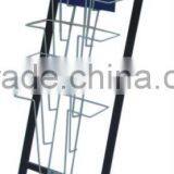 Portable &Outdoor Muliti Layers Metal Magazine Racks L /Magazine Display Racks HSX-105 thumbnail-5