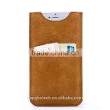 High Quality Leather Sleeve Leather Pouch With Card Holder for Iphone6/6s/plus Holder thumbnail-5