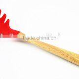 Premium Silicone Cooking Tools With Wooden Handle