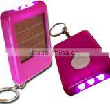 Solar Powered Keychain Led Flashlight