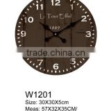 PROMOTIONAL 12 inches printing wood wall clock