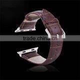 Jranter Custom 100% Genuine Crocodile Alligator Leather for Apple Watch Band