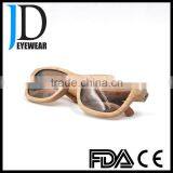 Travel Natural Burned Logo Wood Sunglasses Handmade Hinge Wood Sunglasses thumbnail-2